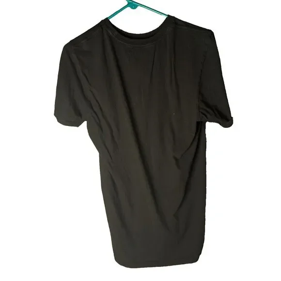 Hurley T-Shirt Mens Medium Short Sleeve Premium Fit Crew Neck Graphic Logo Black - Picture 2 of 3